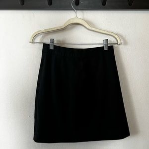 Everlane A Line Midi Skirt - Black, Size 2